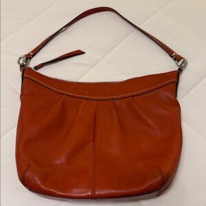 Pre owned-Coach Women's Brown Leather Hobo Bag